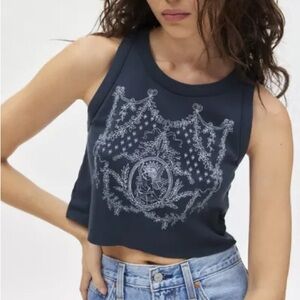 DAY Floral Cherub Graphic Tank Top